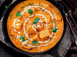 Paneer butter mashala (cottage cheese cooked with gravy)