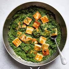 Palak paneer (paneer cooked with palak)