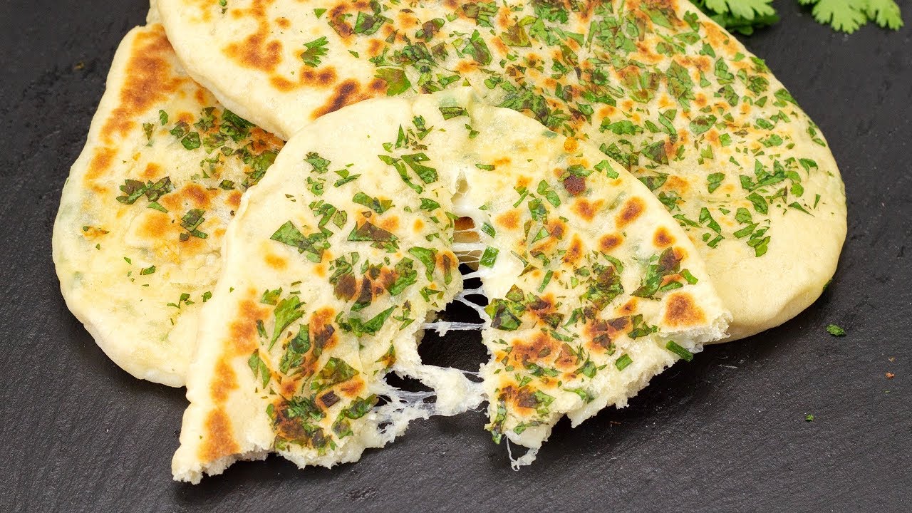 Cheese Onion Garlic Naan