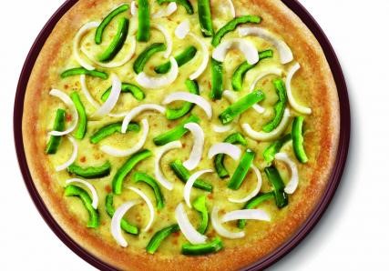 Mexican green wave pizza