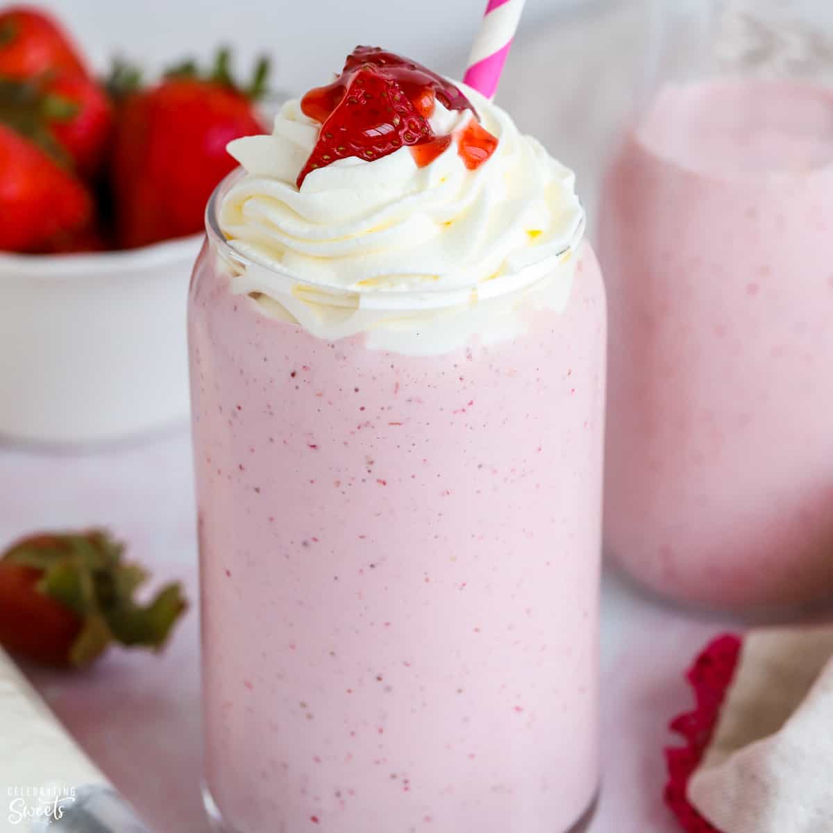 Stawberry Milk Shakes 