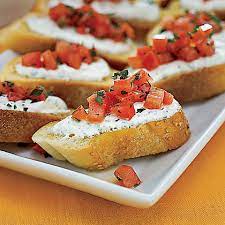 Cheese tomato olive toast