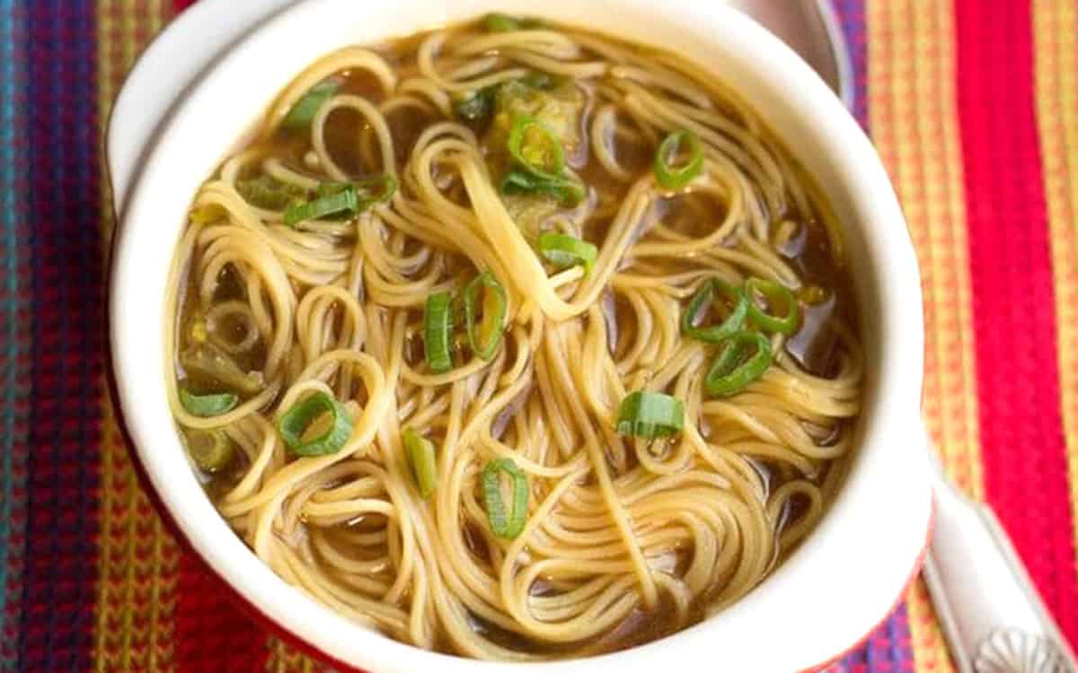 Veg-Noodles Soup 