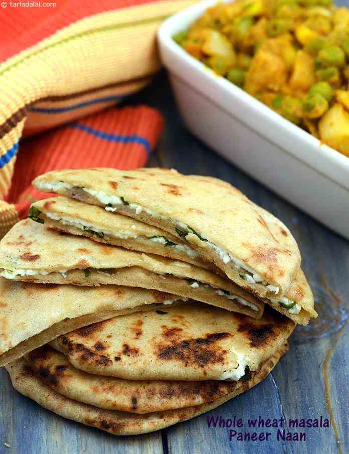 Paneer Stuffed Naan