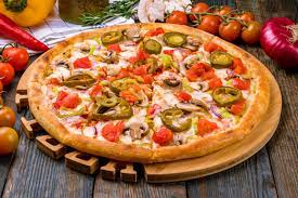 Veg Chef Wander Pizza (capasicum, paneer, mashroom, corn, jalapino, red paprika, with extra cheese)