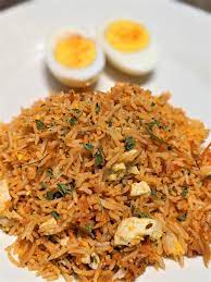 Egg pulao (basmati rice cooked with egg)