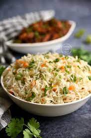 Veg fried rice (basmati rice cooked with vegetable in chains method  )