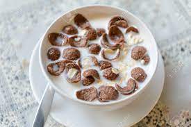 Choco Corn flakes with milk (hot/cold)