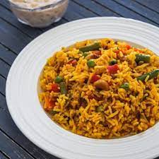 Veg pulaw (basmati rice cooked with vegetable)