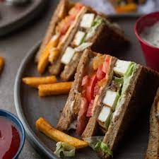 Paneer  club sandwich