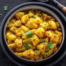 Zeera aloo (potato coocked with comin)